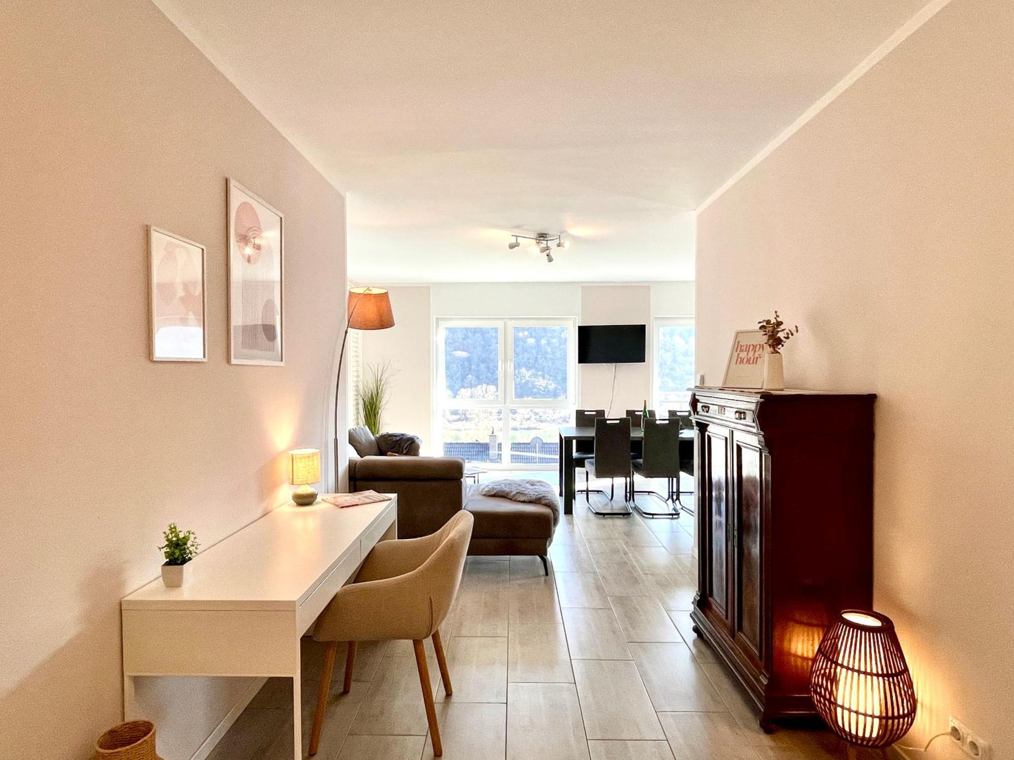 Ferienwohnung Moseltraum, 1-6 Pers, Mit 3 Schlafzimmer Und Panoramabalkon Mueden Exterior photo